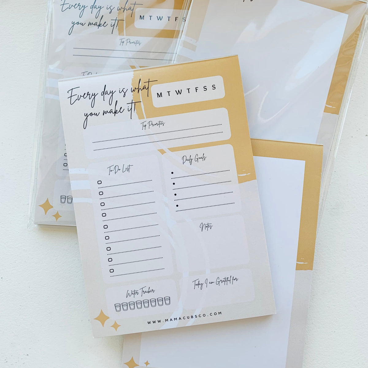 ‘Every day is what you make it’ Daily Planner Notepad