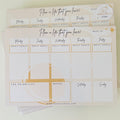 'Plan a life that you love' A4 Weekly Deskpad