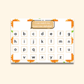 Lowercase Alphabet Matching Mat