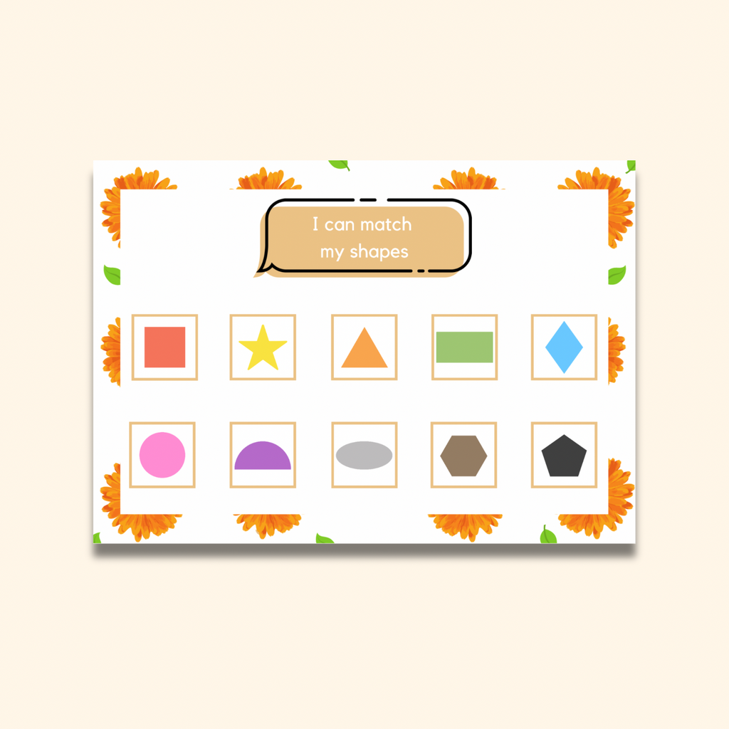 Shapes Matching Mat