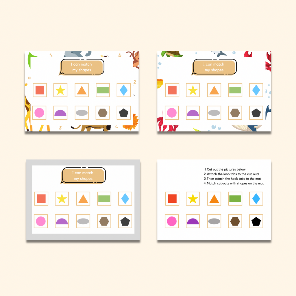 Shapes Matching Mat