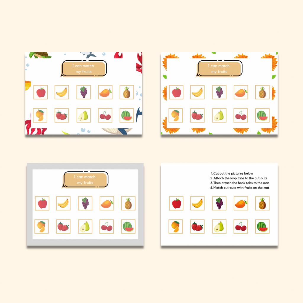 Fruit Matching Mat