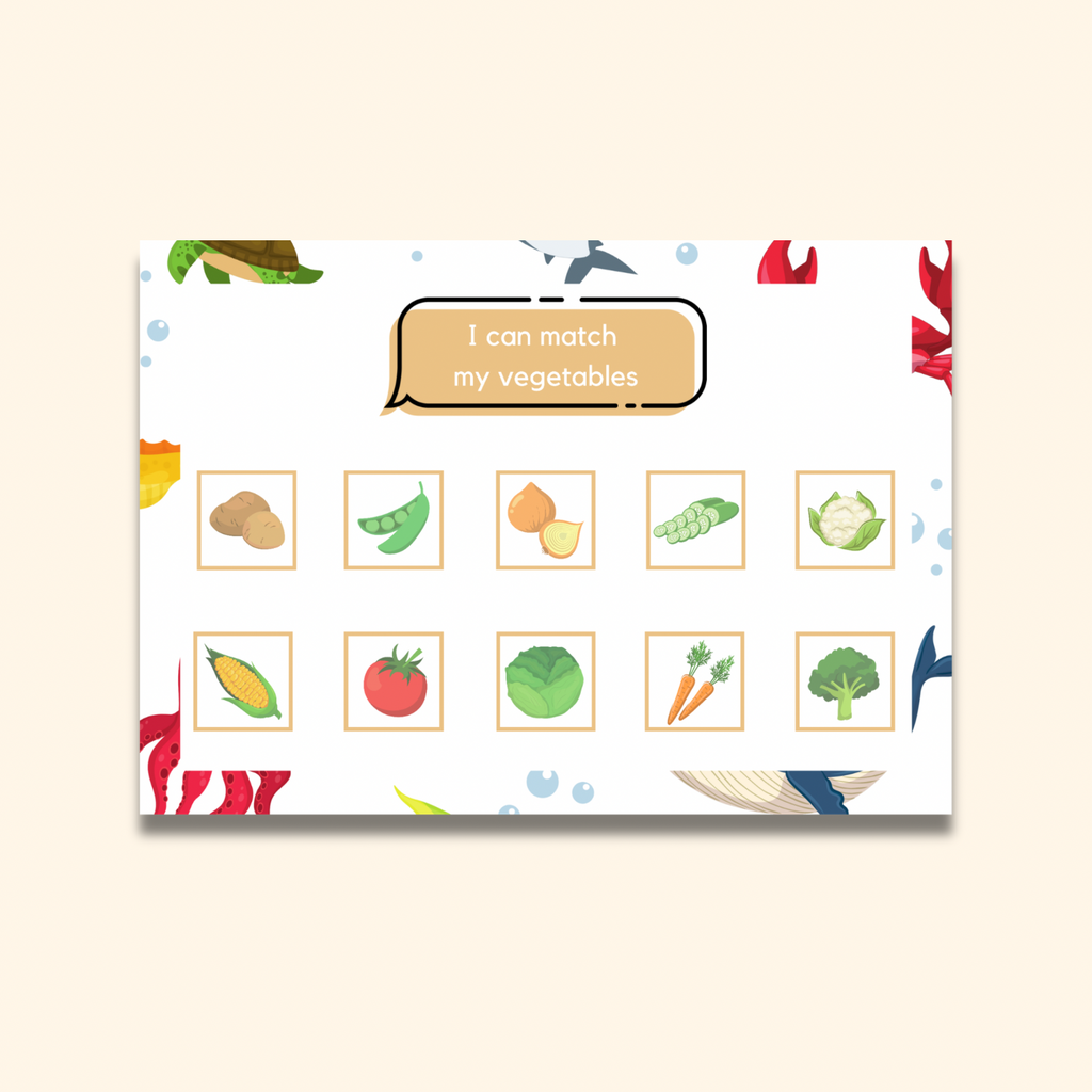 Vegetable Matching Mat