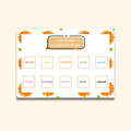 Arabic Colours Matching Mat