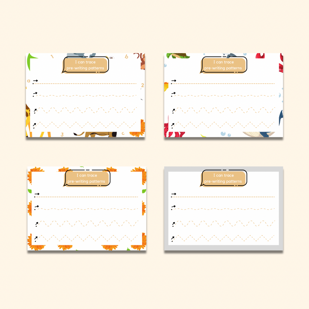 Pen Control Writing Mat