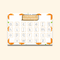 Lowercase Alphabet Writing Mat