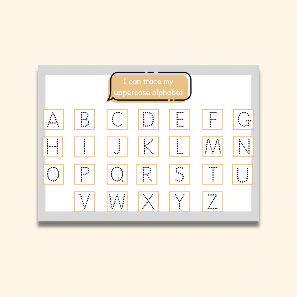 Uppercase Alphabet Writing Mat