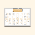 Uppercase Alphabet Writing Mat