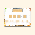 Add & Subtract Number Line Writing Mat