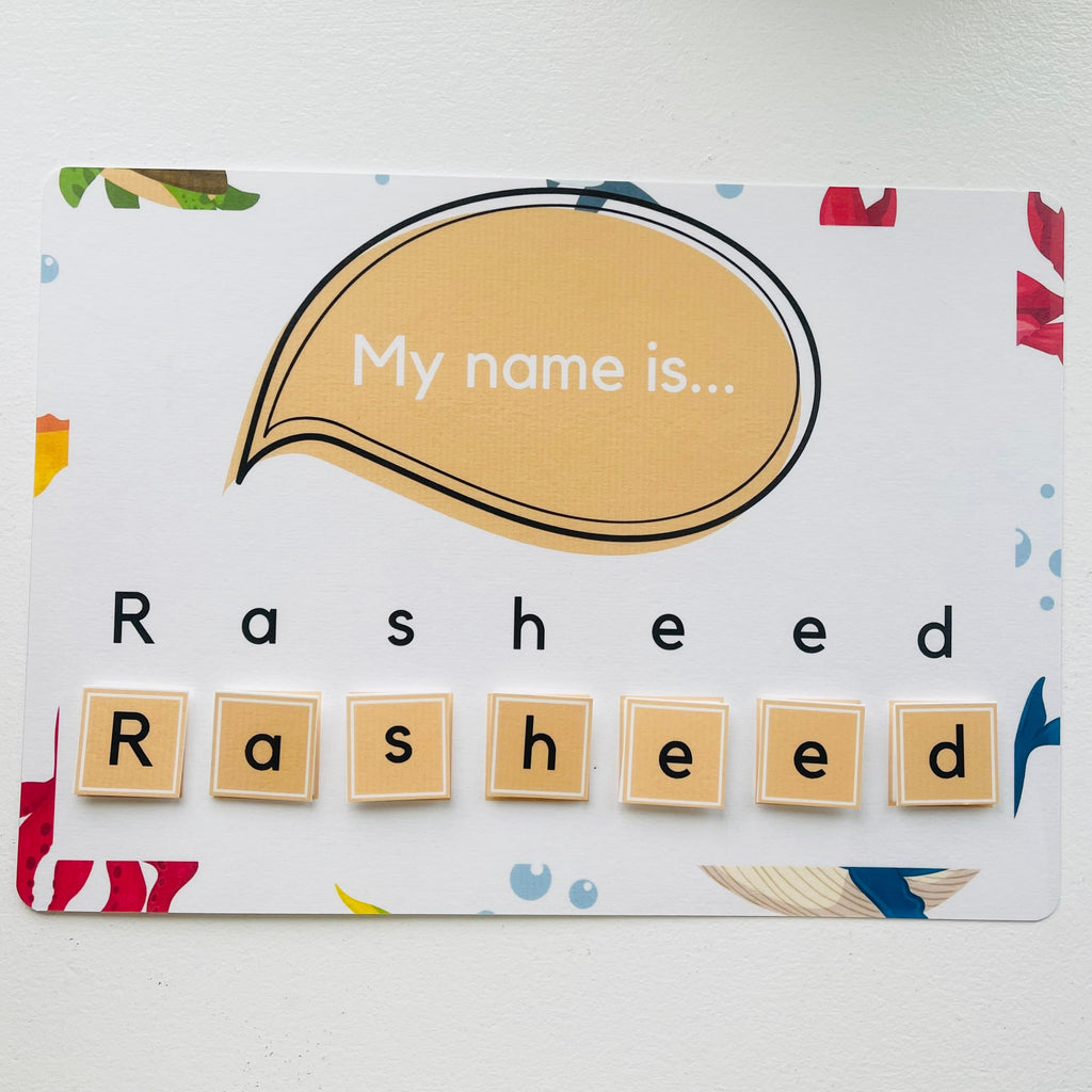 Personalised Name Spelling Mat