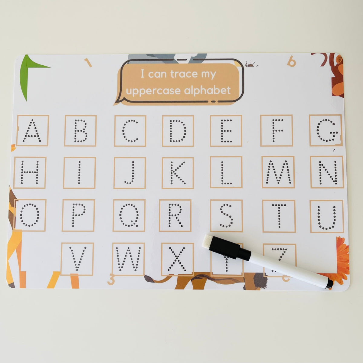 Uppercase Alphabet Writing Mat